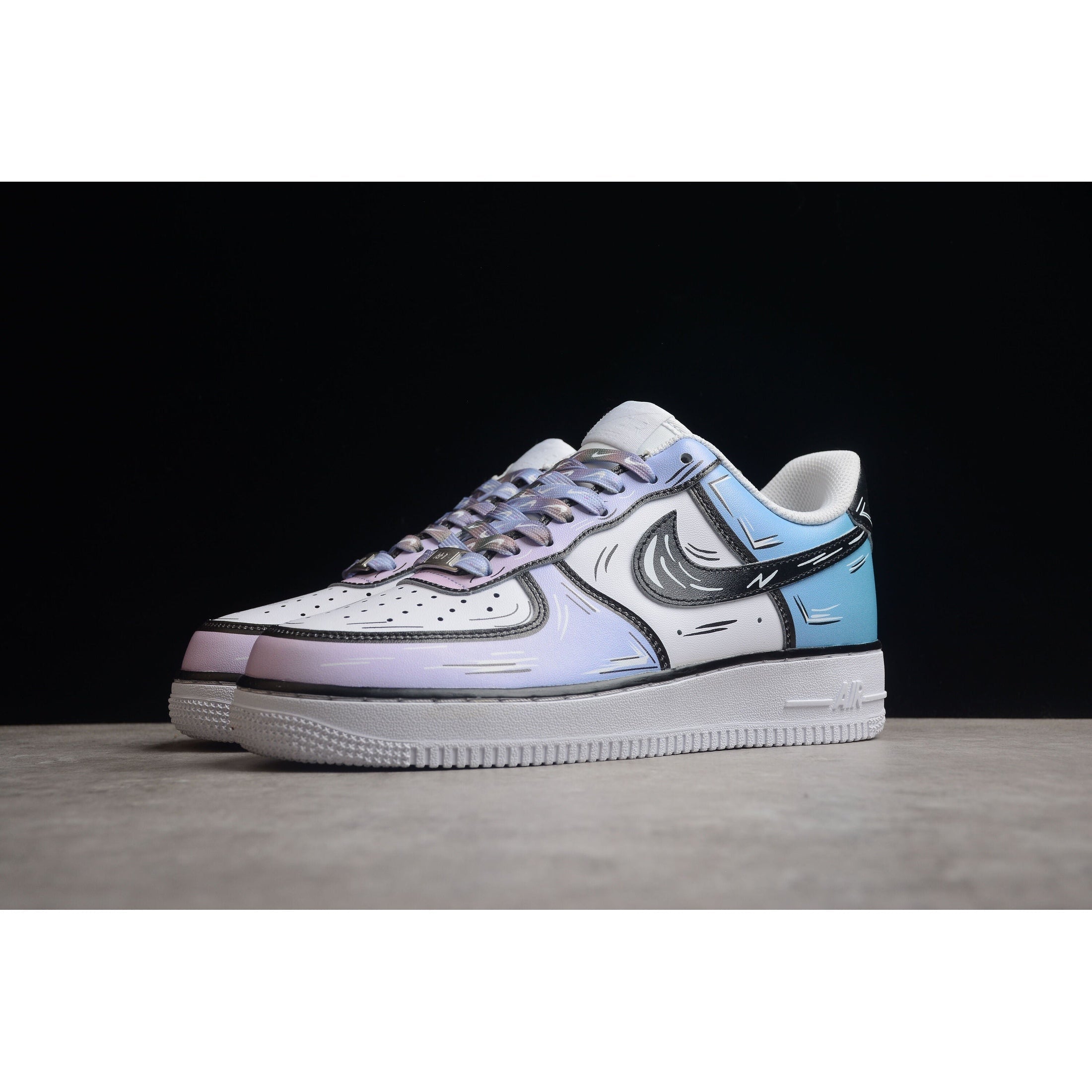 NEW AIR FORCE 1 PURPLE AND WHITE