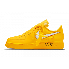 Nike Air Force 1 Low Off-White University Gold Metallic Silver