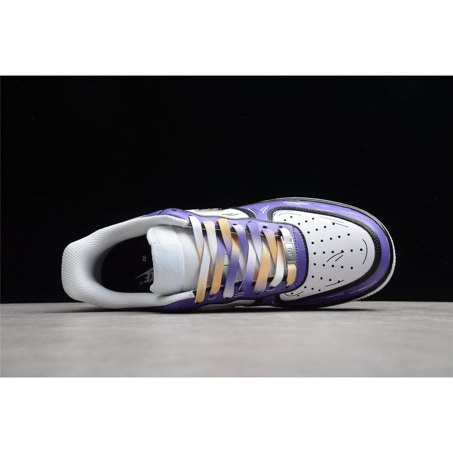 NEW AIR FORCE 1 PURPLE AND GOLD