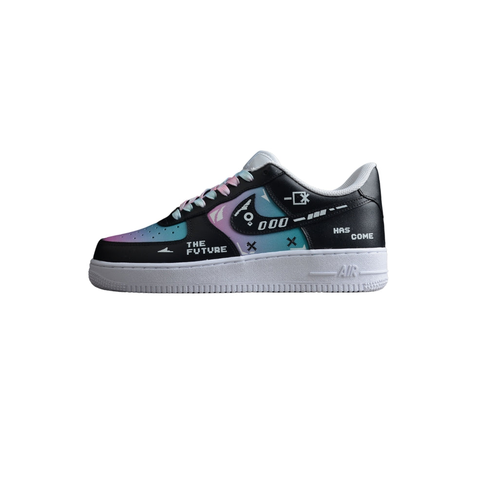 NEW AIR FORCE 1 BLACK AND PURPLE